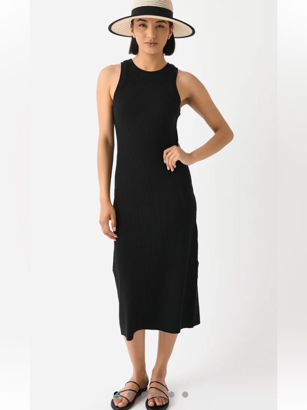 Vince sleeveless wool blend ribbed dress. Size medium.